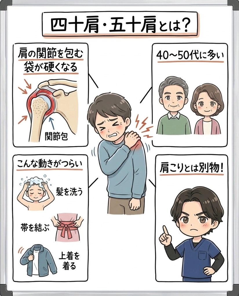 四 十 肩 五十肩 違い